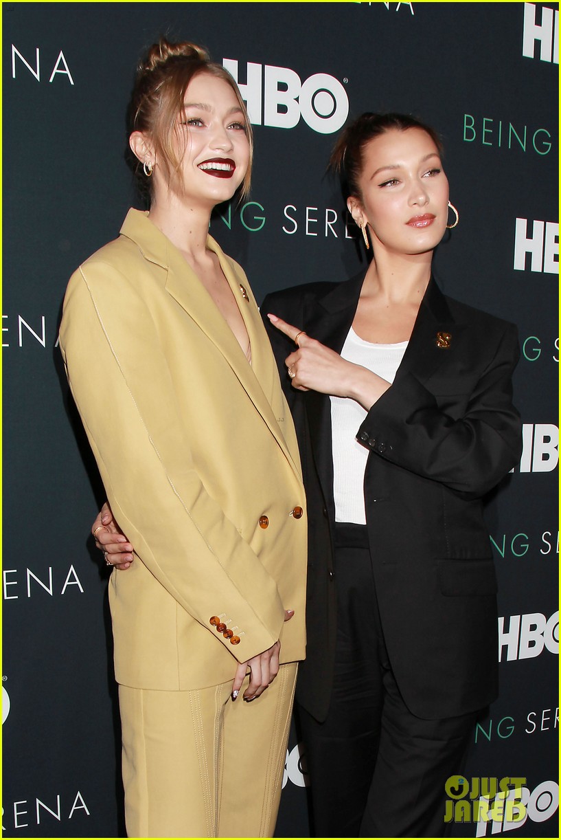 Gigi And Bella Hadid Attend Being Serena Premiere In Nyc Photo 1156162 Photo Gallery Just