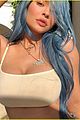 kylie jenner debuts new blue hair ahead of coachella day 3 02