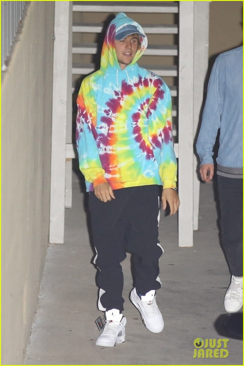 justin bieber tie dye hoodie
