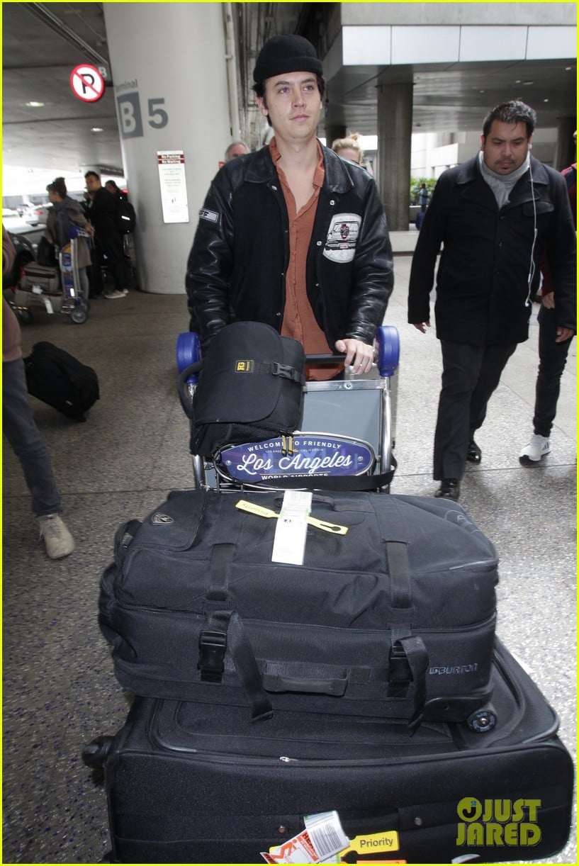 Cole Sprouse & Lili Reinhart Return To LA After Parisian Trip Together