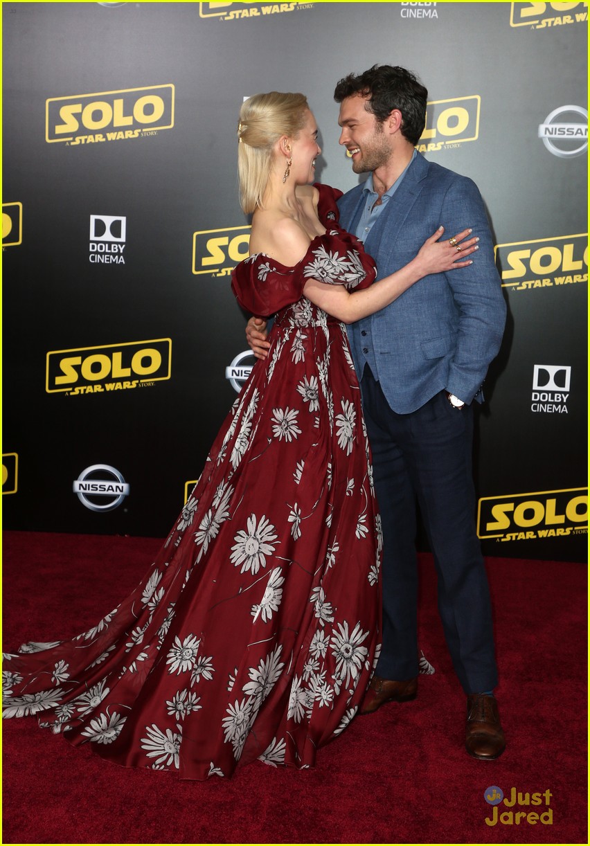 Full Sized Photo of alden ehrenreich solo premiere emilia clarke ...