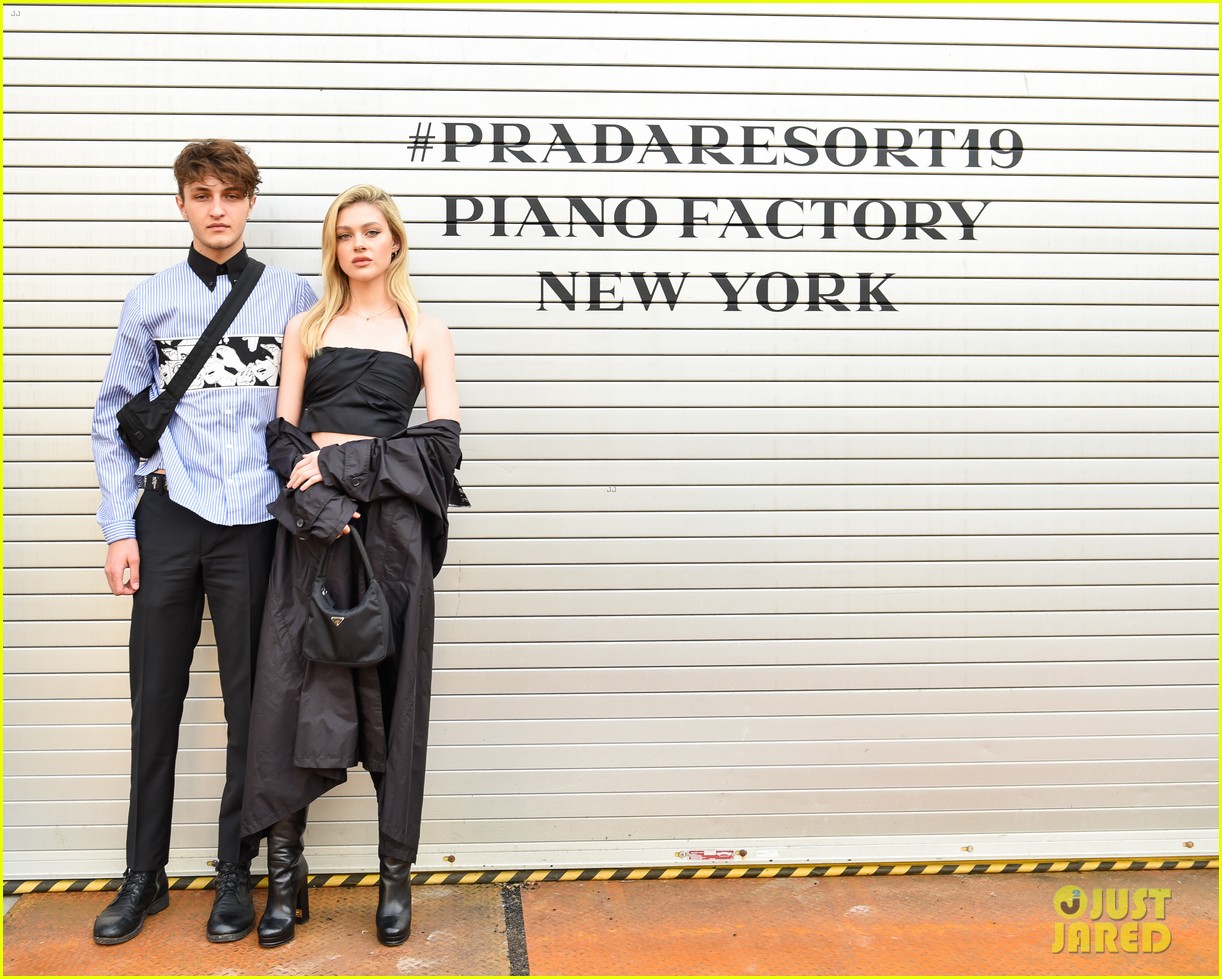 ansel elgort dane dehaan prada show 05