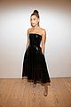 hailey baldwin looks sleek in black leather dress at whitney gala 2018 18