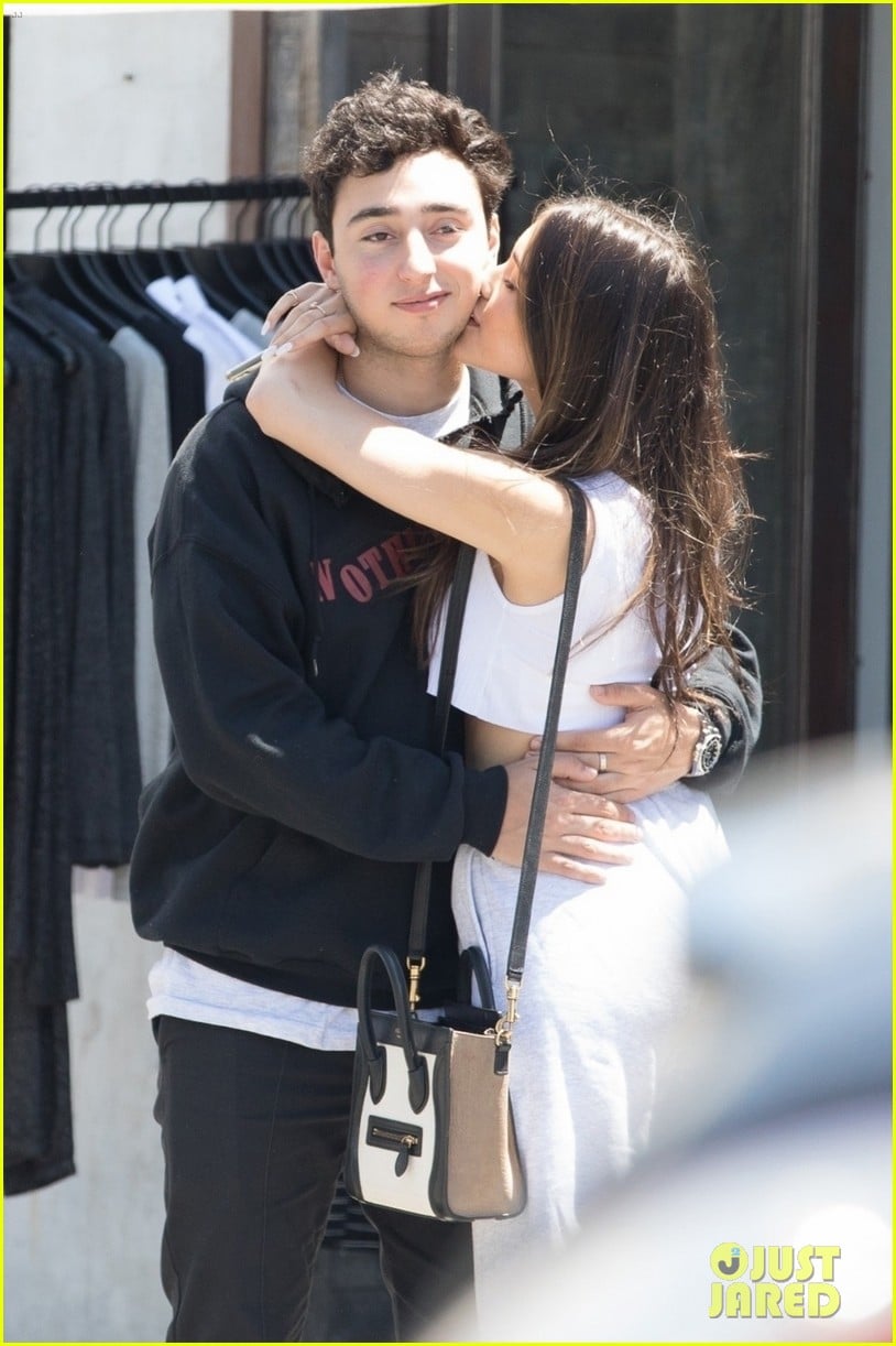 madison beer and boyfriend zack bia show some sweet pda 01