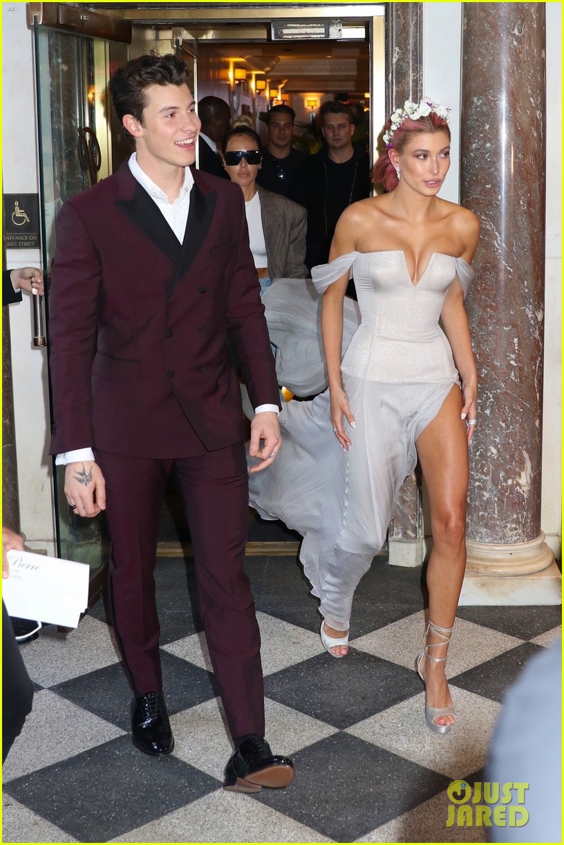 Shawn Mendes & Hailey Baldwin Confirm Relationship on Met Gala 2018 Red