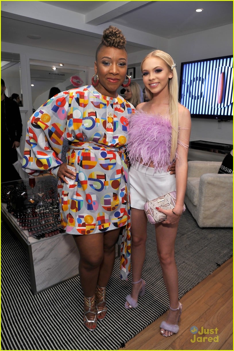 Jordyn Jones & Serayah Step Out For CoverGirl's Fall Preview Event