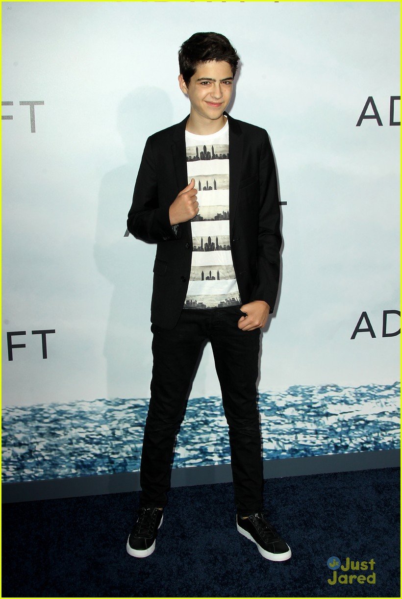 Joshua Rush Celebrates Being Done with Finals At 'Adrift' Premiere