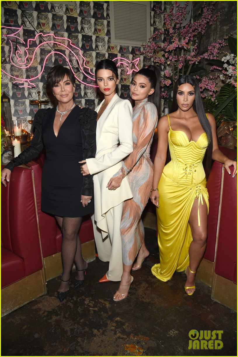 Full Sized Photo Of Kim Kardashian Kendall Kylie Business Of Fashion Dinner 05 Kendall And Kylie 