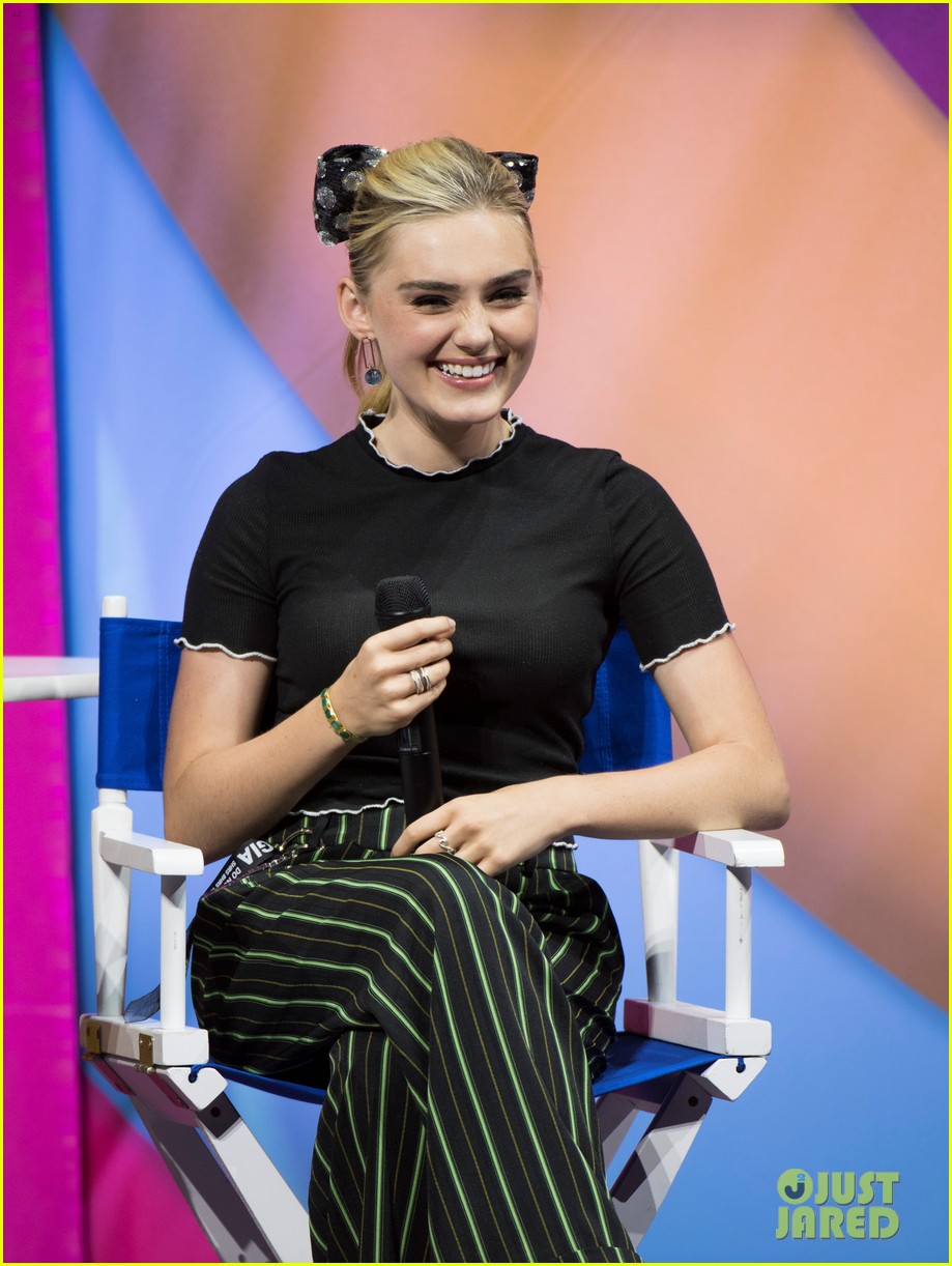 Full Sized Photo of meg donnelly zombies cast disney go fan fest 01 ...