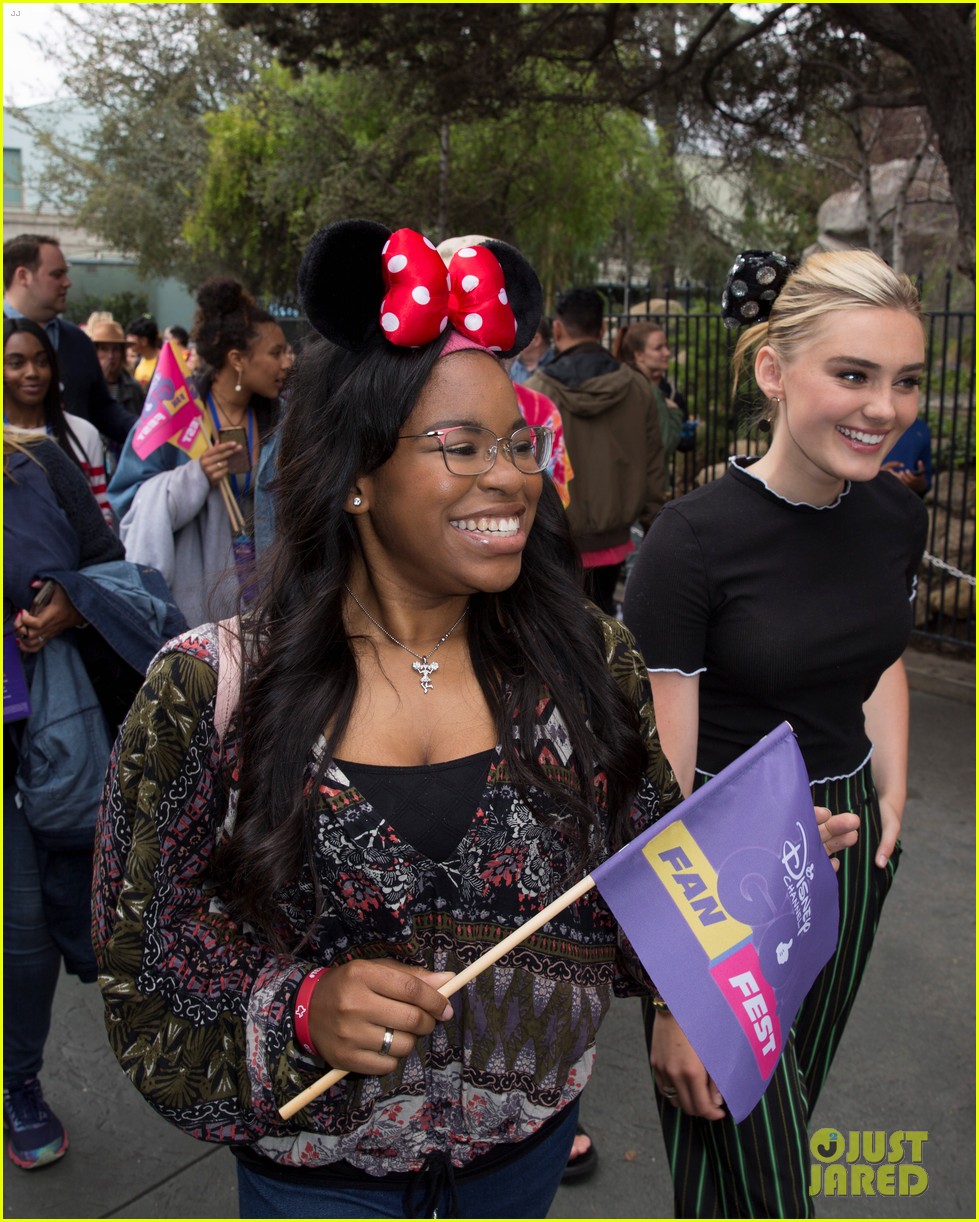 Meg Donnelly Has a Blast With the 'Zombies' Cast at Disneyland! | Photo