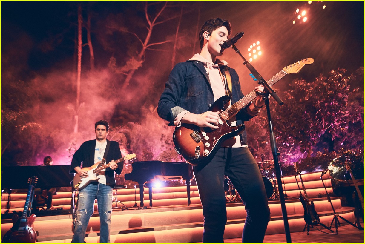 Full Sized Photo of shawn mendes and john mayer premiere where were you