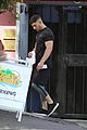 nick jonas shows muscle after workout 02