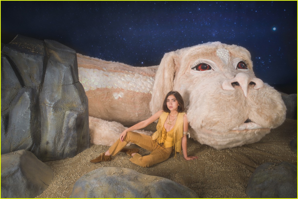 Full Sized Photo of rowan blanchard dresses up as atreyu for