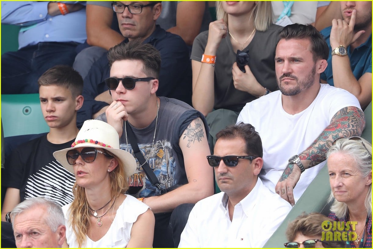 Brooklyn Beckham & Brother Romeo Catch The French Open Final! | Photo ...