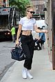 gigi hadid shows off her toned abs in nyc 01