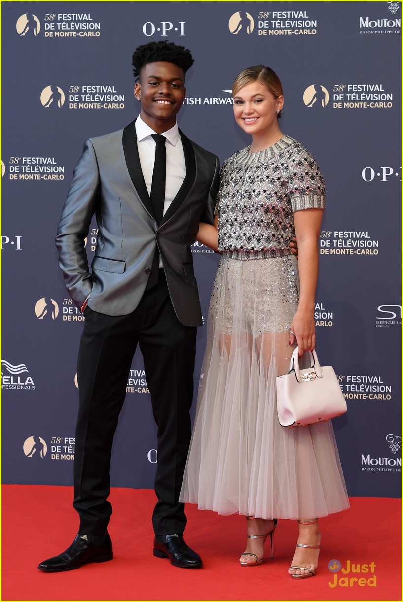 Full Sized Photo of olivia holt aubrey joseph monte carlo opening
