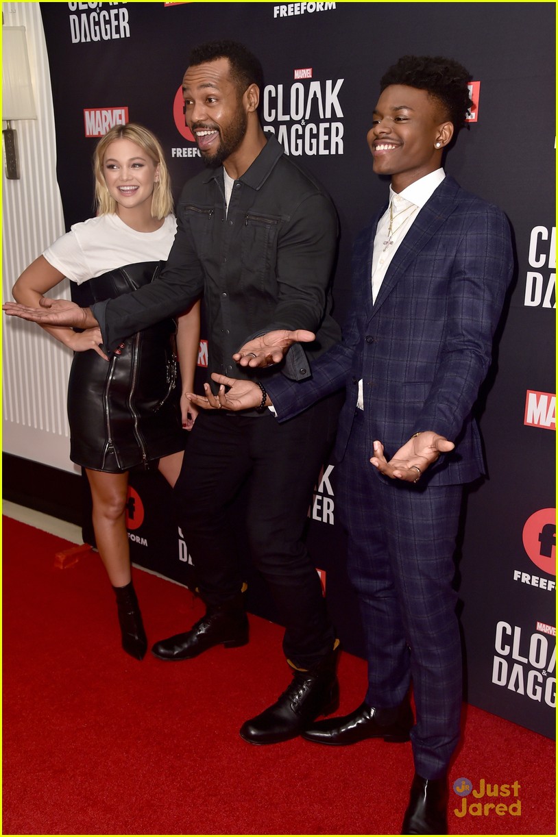 Full Sized Photo of olivia holt aubrey joseph audition cloak details 01