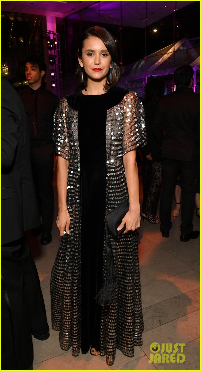 Full Sized Photo of derek hough nina dobrev fragrance foundation awards