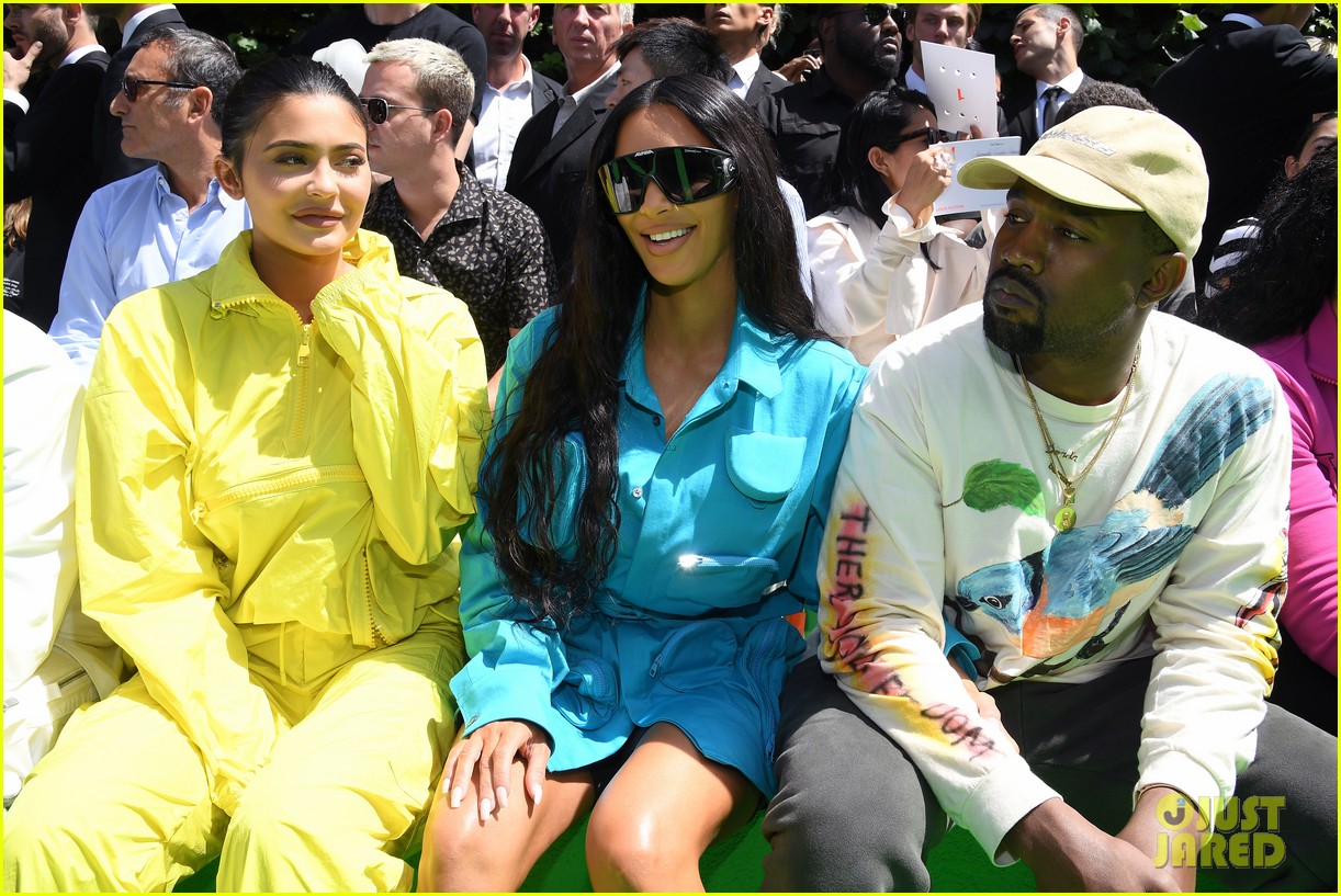 Kylie Jenner & Travis Scott Sit Front Row at the Louis Vuitton Show in ...