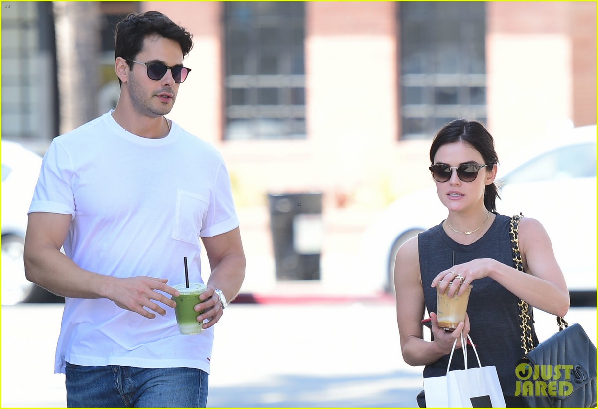Full Sized Photo of lucy hale jayson blair pickup to go order 02 | Lucy