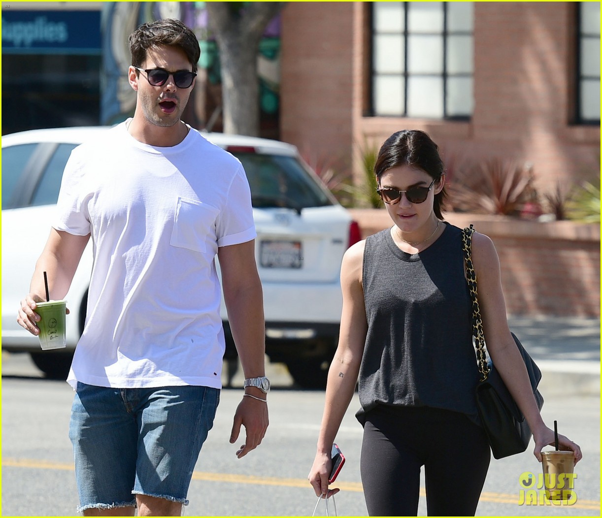 Full Sized Photo of lucy hale jayson blair pickup to go order 04 | Lucy