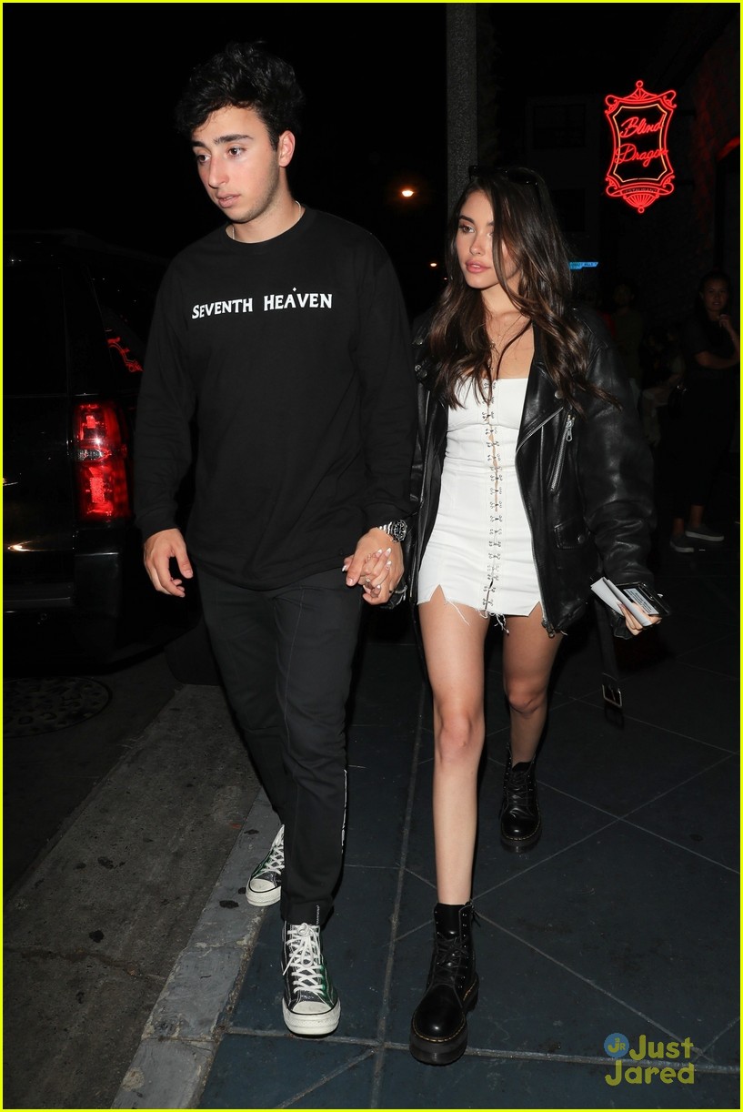 Full Sized Photo of madison beer zack bia dates out charlotte lawrence