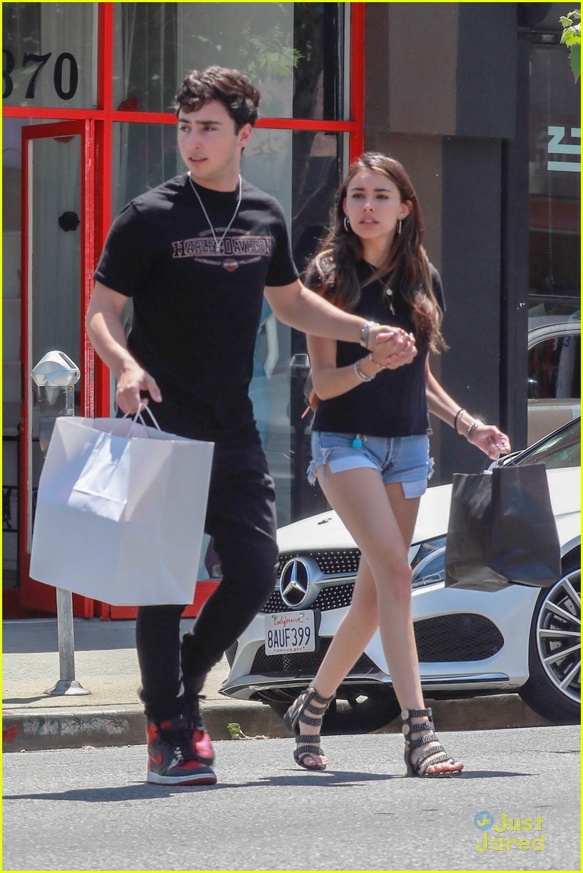 Full Sized Photo of madison beer zack bia dates out charlotte lawrence
