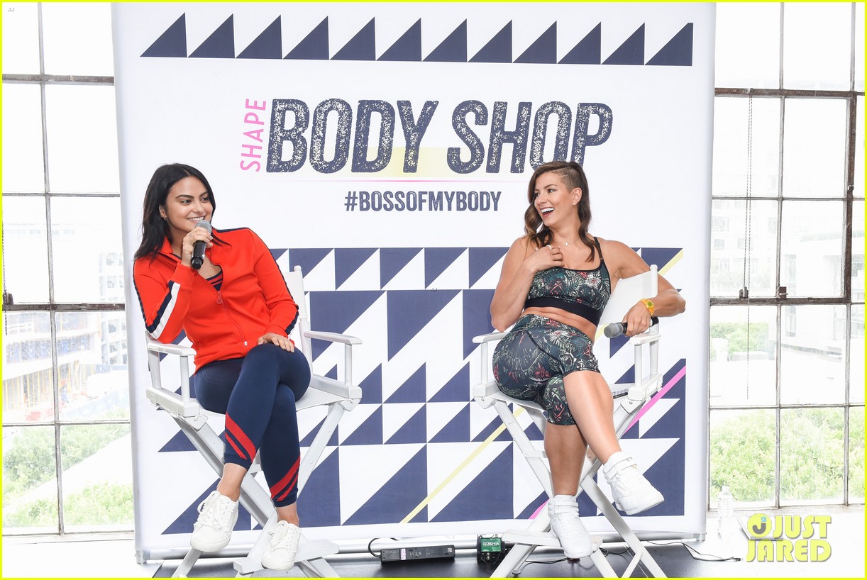 Full Sized Photo of camila mendes stays fit at shape magazines body