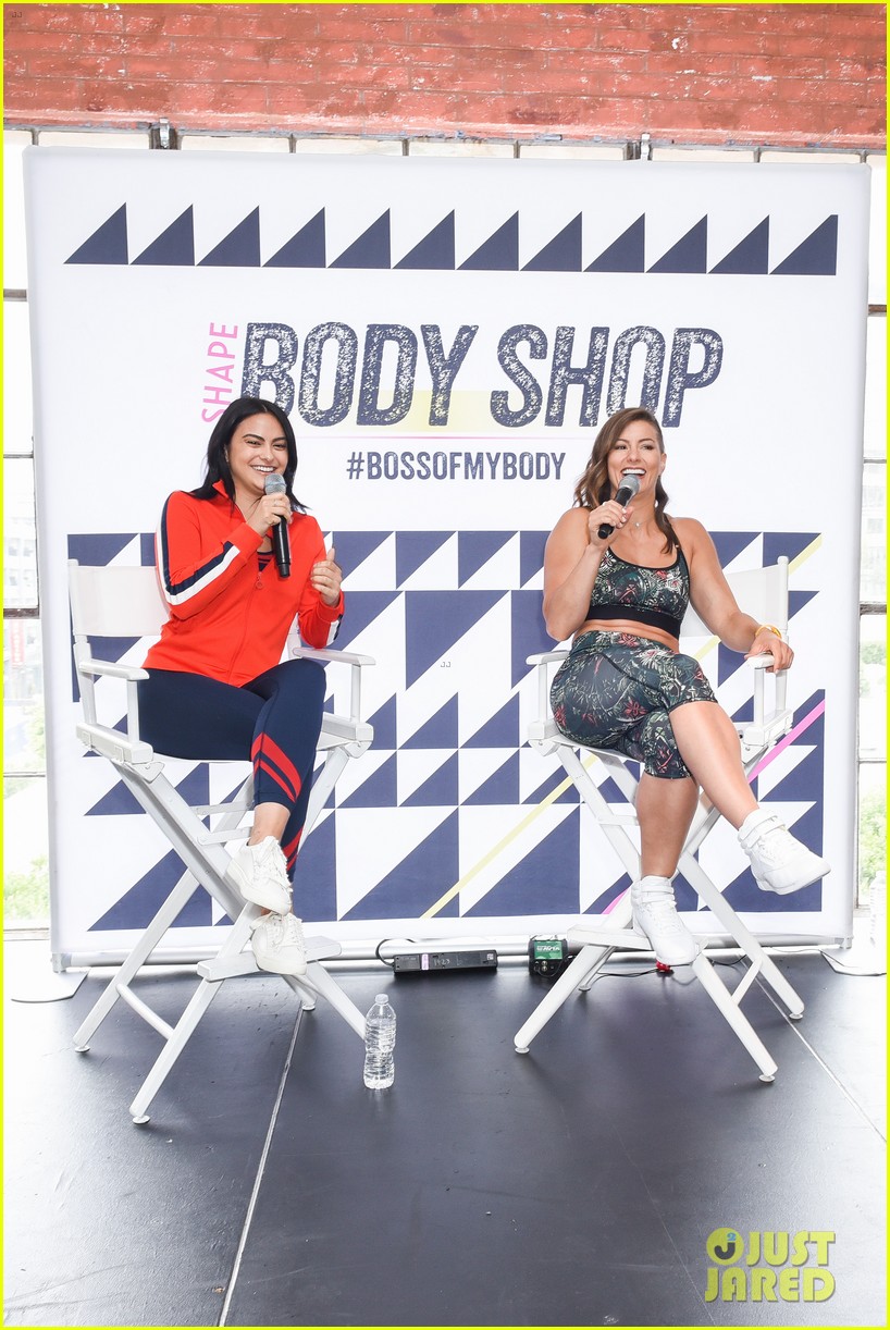 Full Sized Photo of camila mendes stays fit at shape magazines body