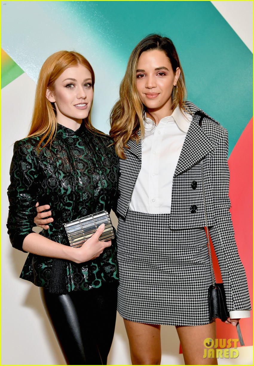 Katherine Mcnamara Chandler Kinney And More Step Out In Style For Wolk