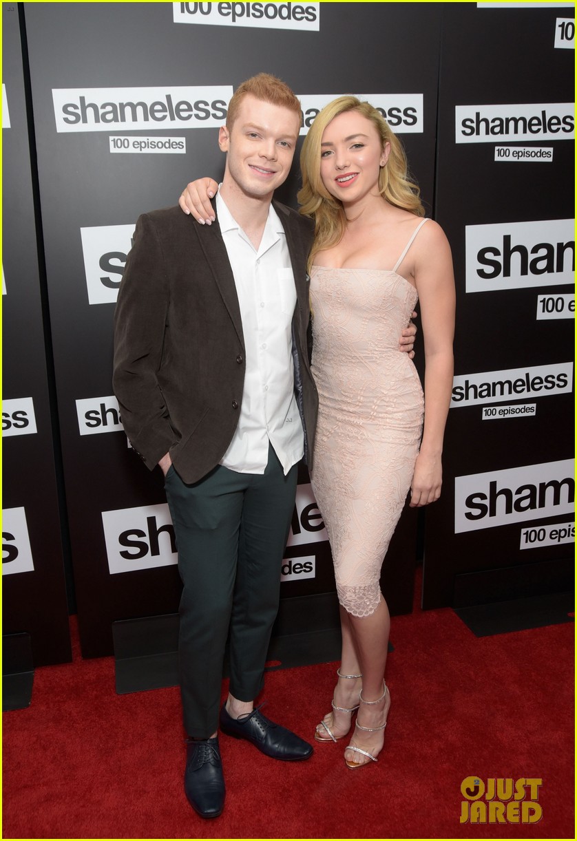 Peyton List & Cameron Monaghan Couple Up at 'Shameless' 100th Episode