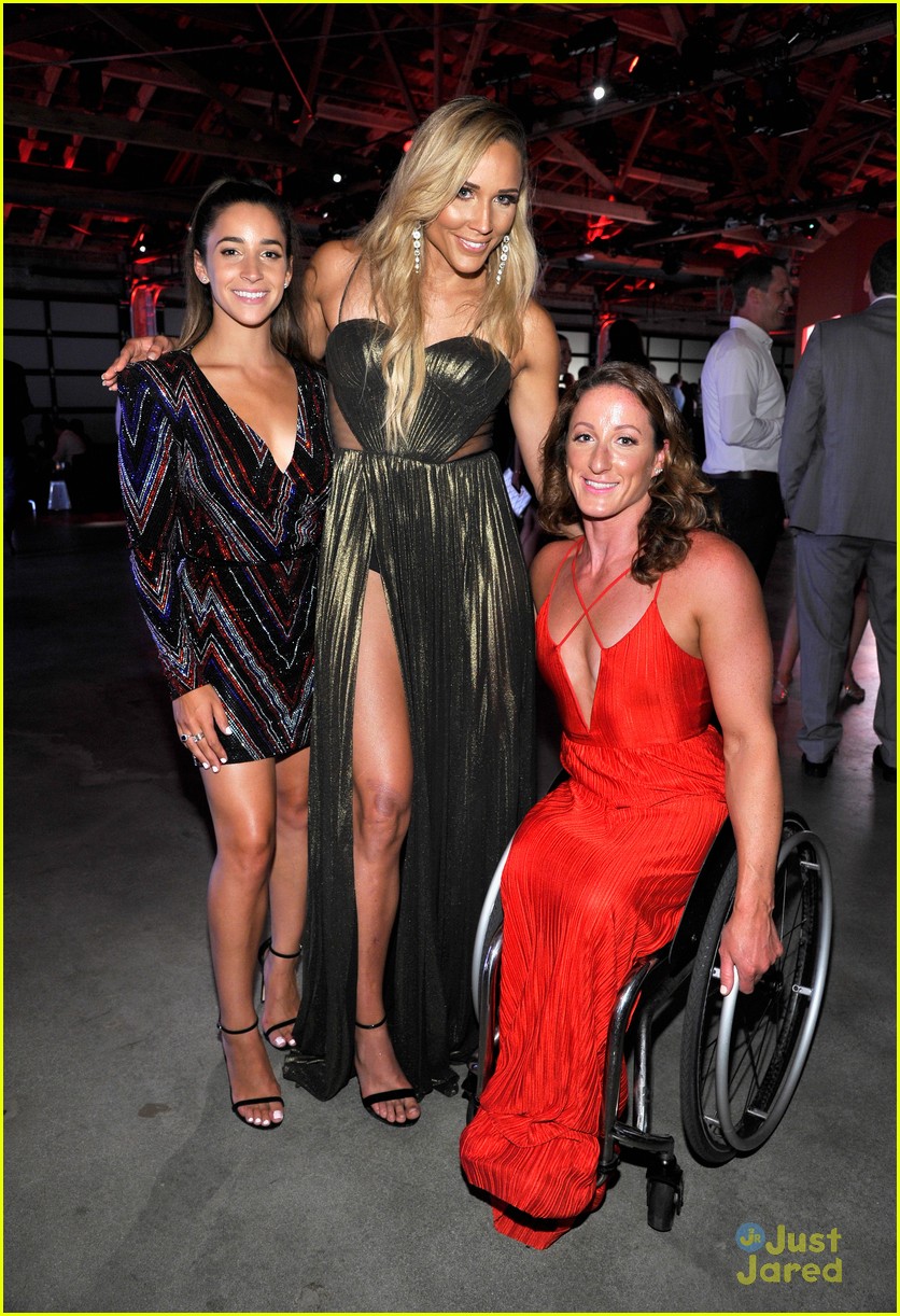 Sharna Burgess Supports Aly Raisman at Heroes At The Espys 2018 Party