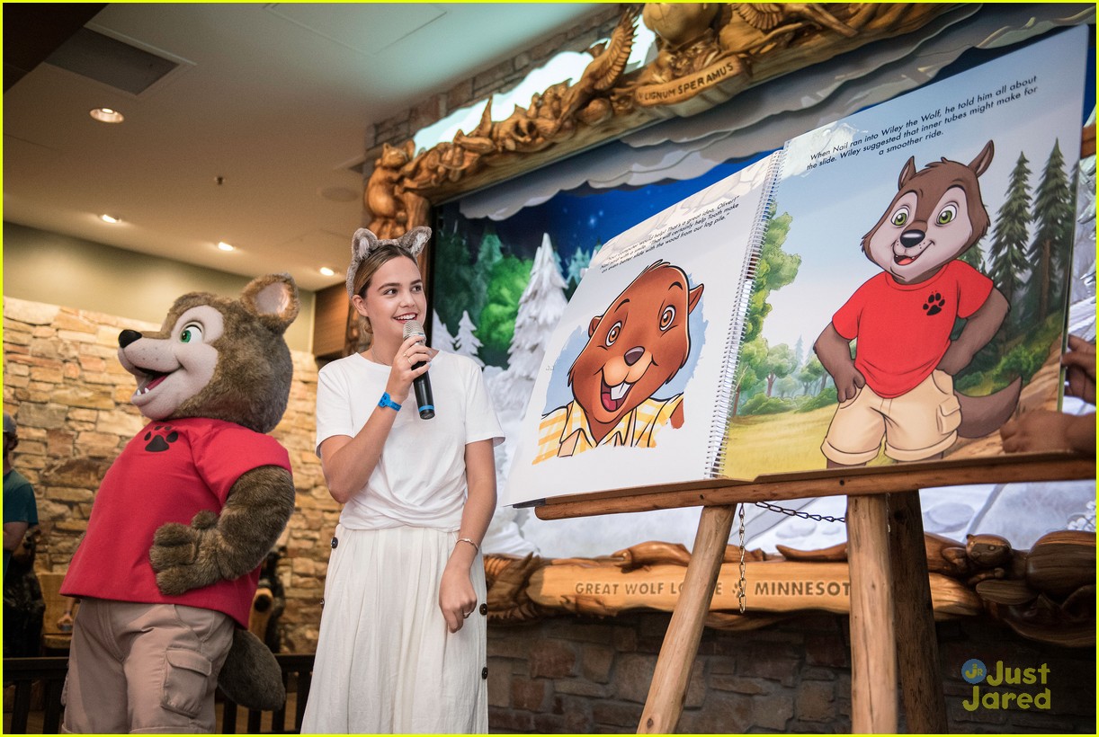 Bailee Madison Takes Fun Family Vacation To Great Wolf Lodge in