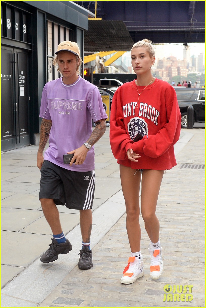 Justin Bieber & Hailey Baldwin Check Out a Movie in NYC | Photo 1174964 ...
