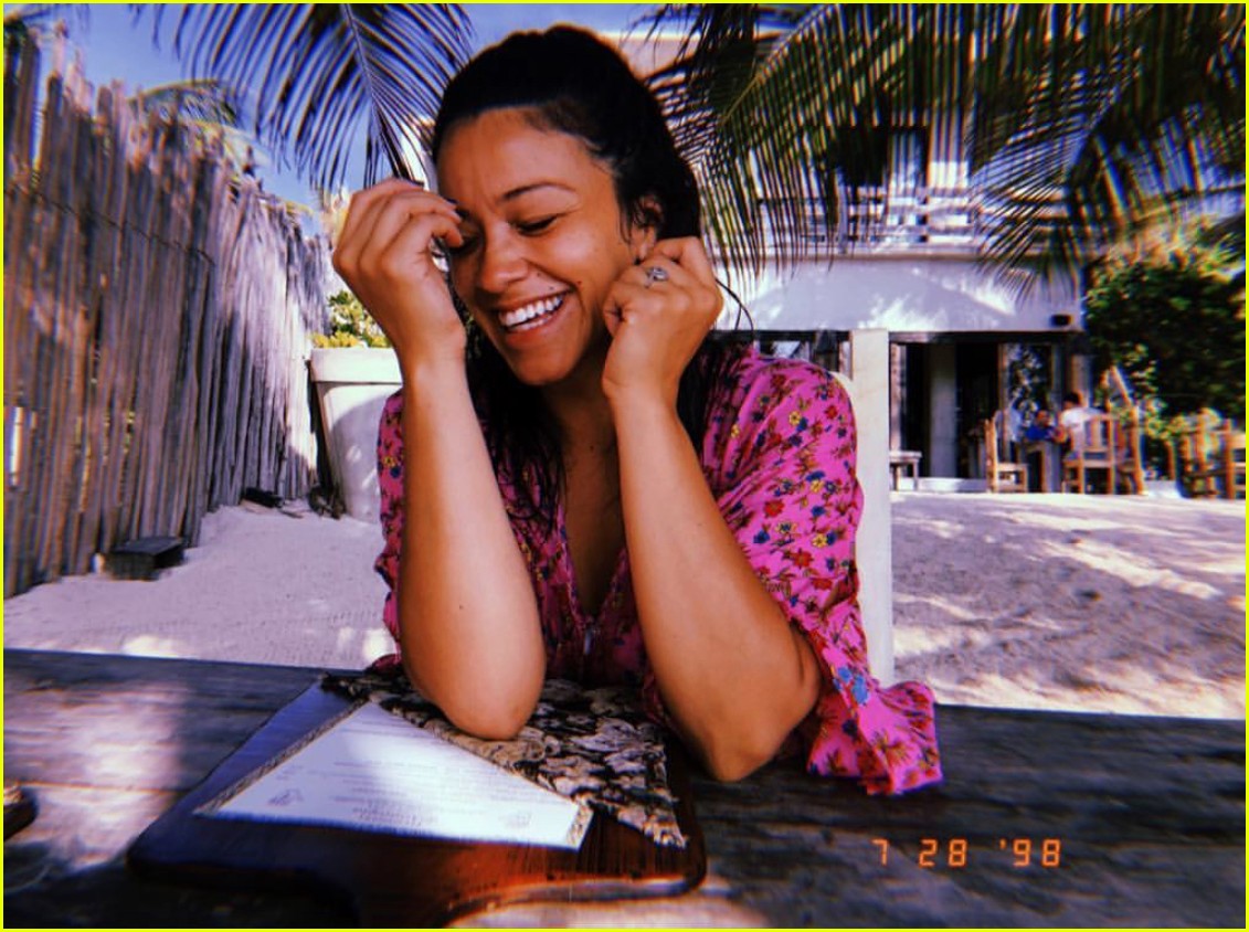 Gina Rodriguez Is Engaged, Shows Off Big Ring on 34th Birthday! Photo