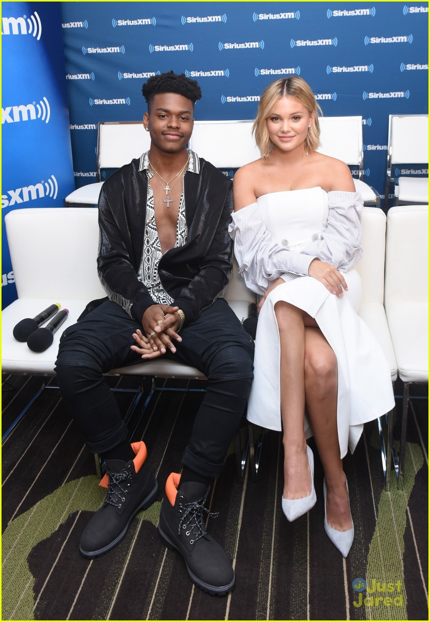 Olivia Holt & Aubrey Joseph Stop By SiriusXM at Comic-Con 2018 | Photo