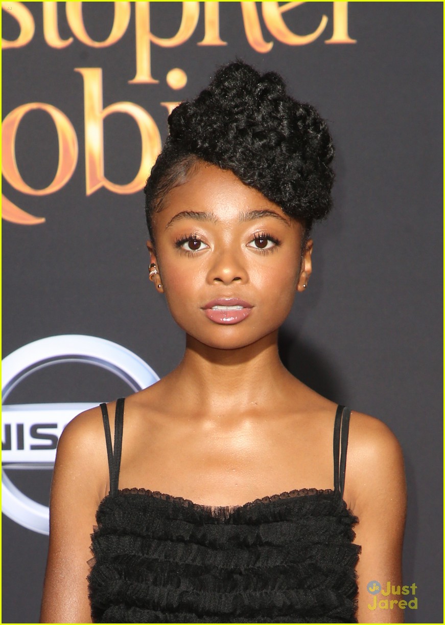 Jenna Ortega & Skai Jackson Glam Up For 'Christopher Robin' Premiere