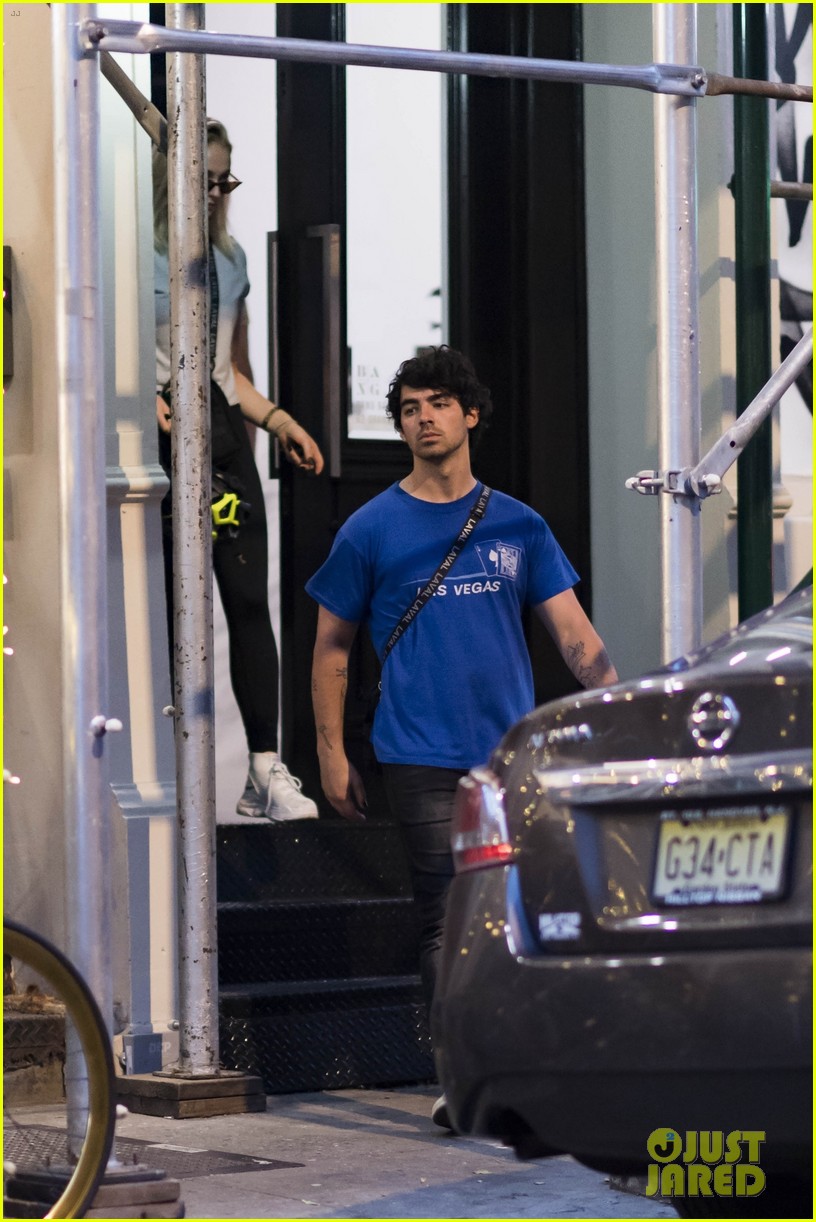 Joe Jonas & Sophie Turner Ride Their Bikes Home After Getting Tattoos