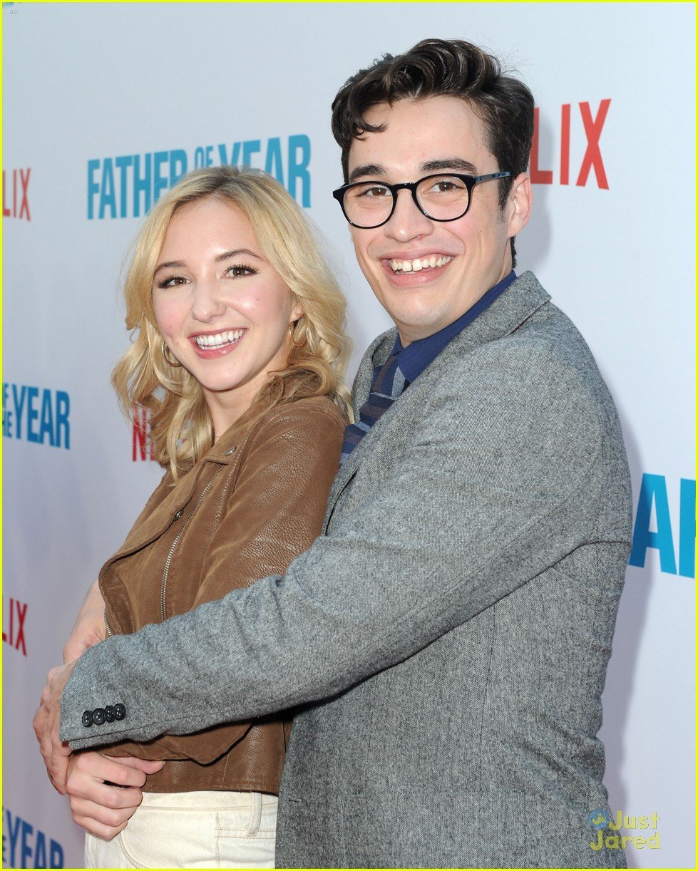 Joey Bragg Gets Support From Girlfriend Audrey Whitby at 'Father Of The