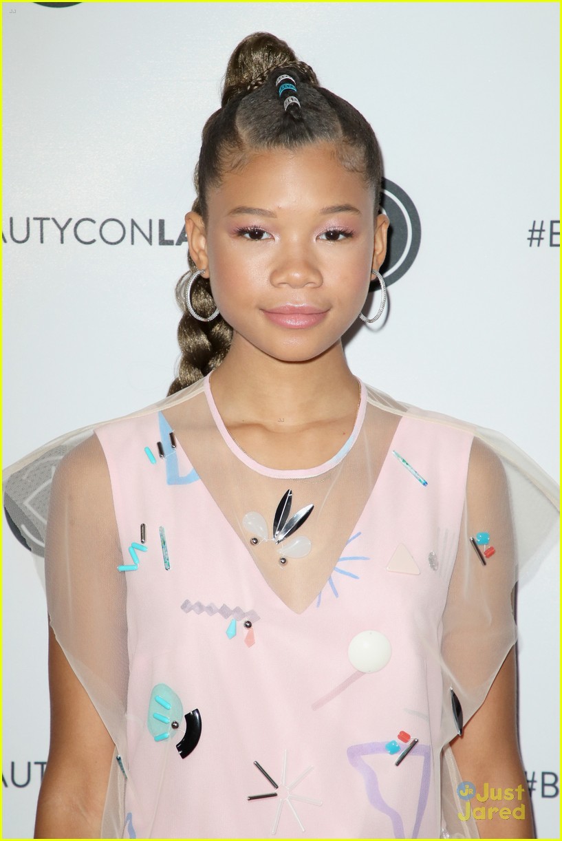 Full Sized Photo of tessa brooks storm reid beautycon la sunday 11