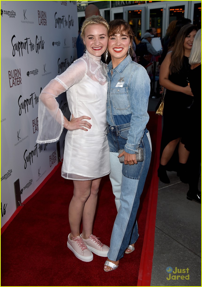 Full Sized Photo of aj michalka haley lu richardson support girls