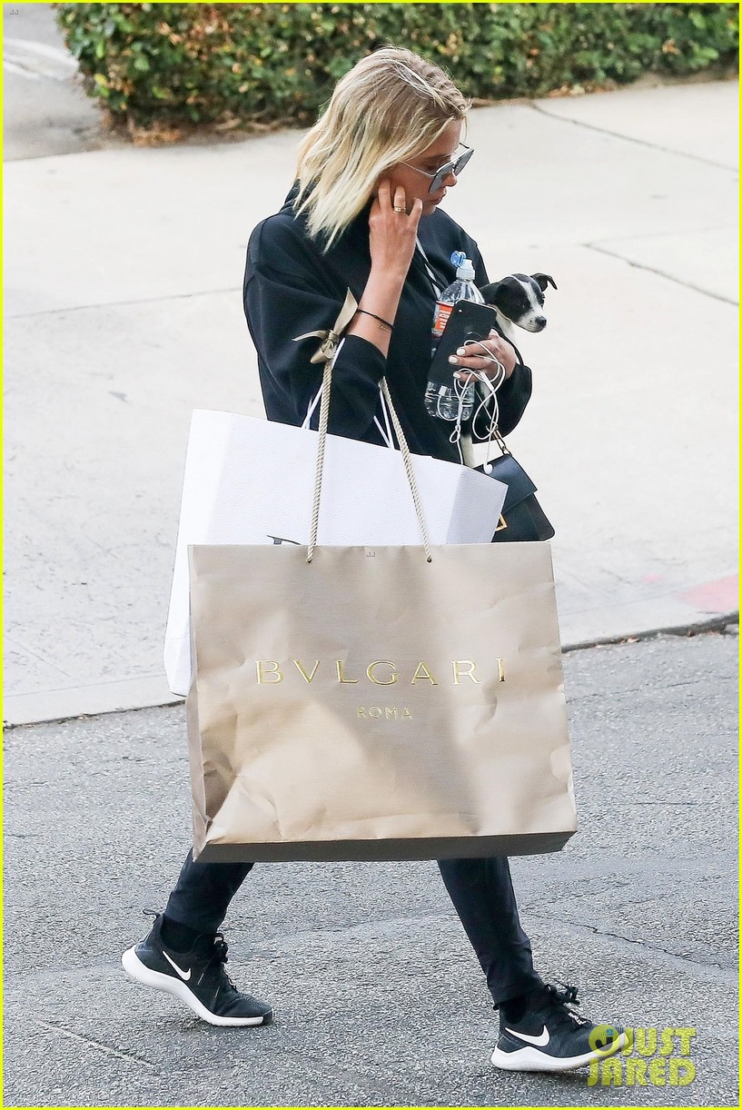 Cara Delevingne Joins Ashley Benson & Her Cute Pup For Shopping Trip