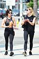 lucy hale ashley green grab tea after workout 13