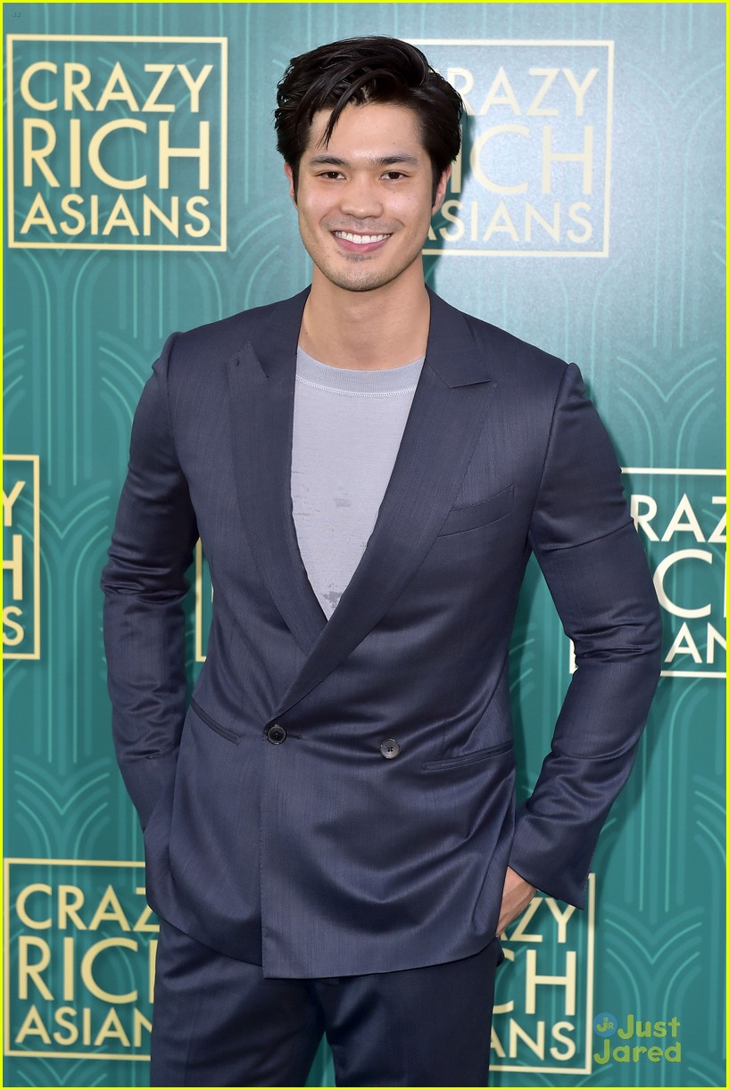 Katherine McNamara Supports Harry Shum, Jr. at 'Crazy Rich Asians