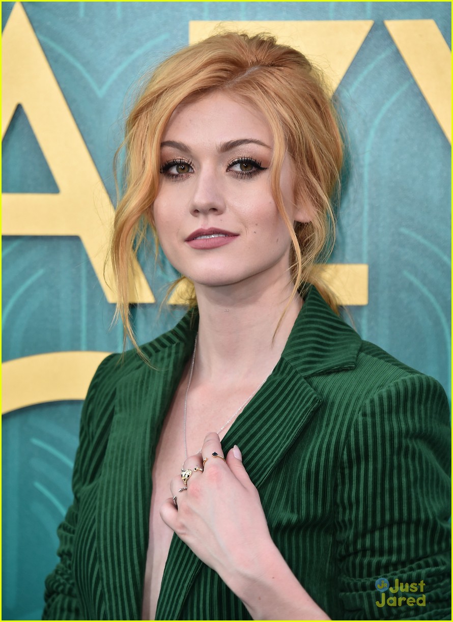 Full Sized Photo of katherine mcnamara supports harry shum cra premiere