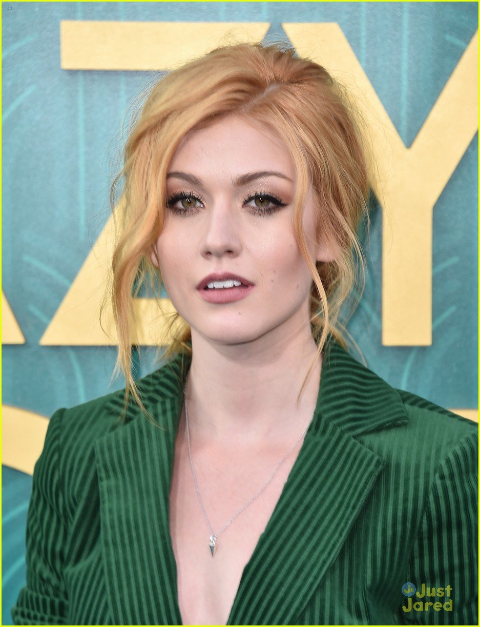 Full Sized Photo of katherine mcnamara supports harry shum cra premiere