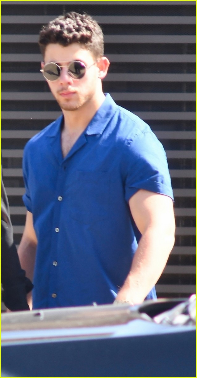 Full Sized Photo of nick jonas priyanka chopra august 2018 nobu 04