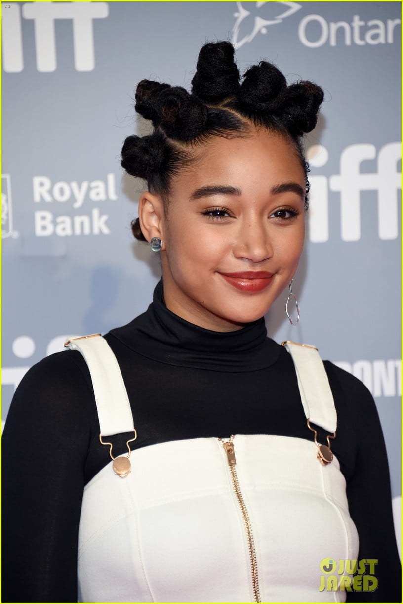 Amandla Stenberg, KJ Apa, & Sabrina Carpenter Attend 'Hate U Give ...