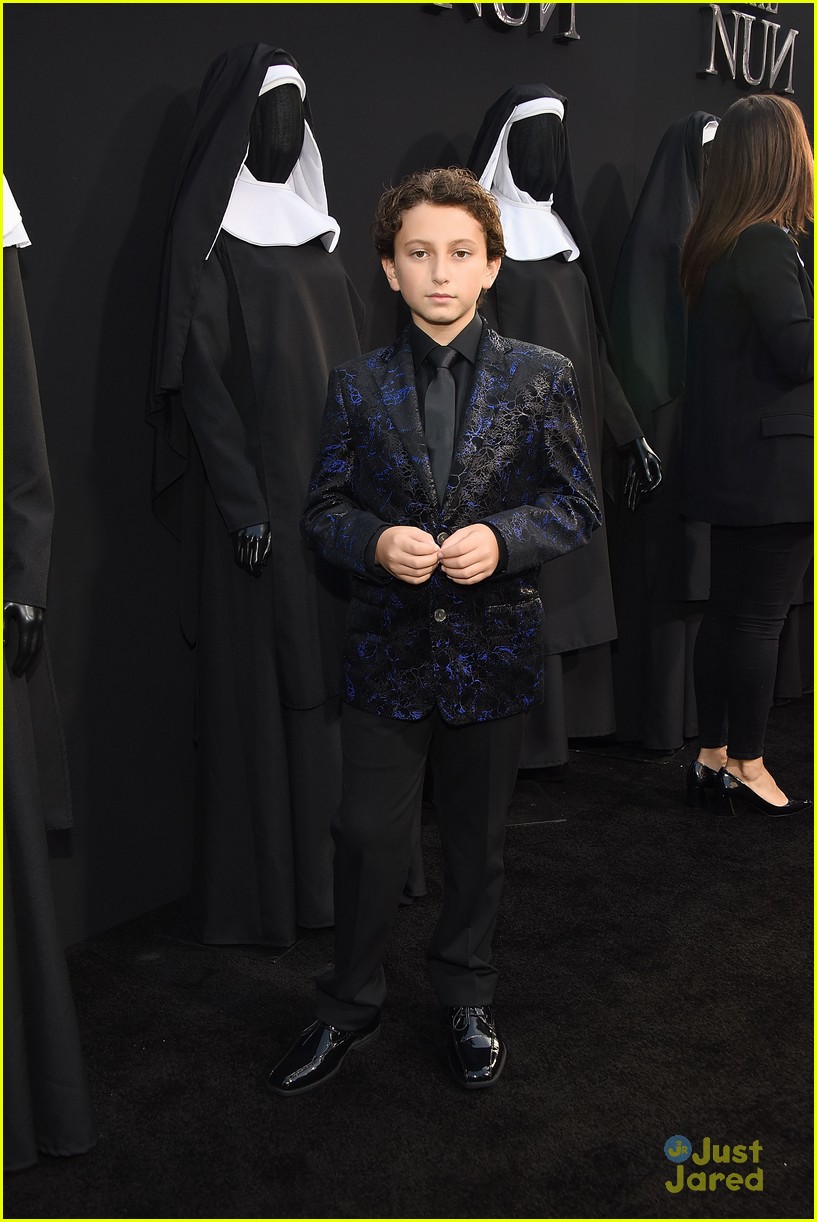 Full Sized Photo of august maturo taissa farmiga nun premiere 14