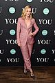 penn badgley elizabeth lail and shay mitchell look stylish at you series premiere 21